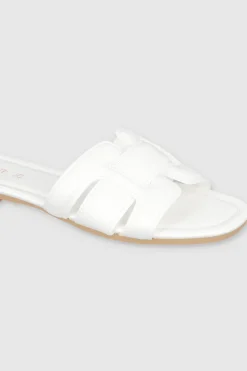 Sandalia greca tira media fluffy