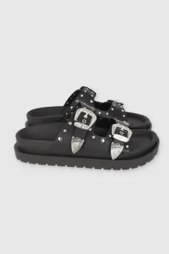 Sandalia Hebillas Studs Megas