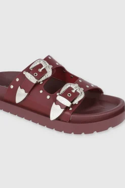 Sandalia Hebillas Studs Megas