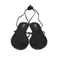 Sandalia lace up anillo dedo