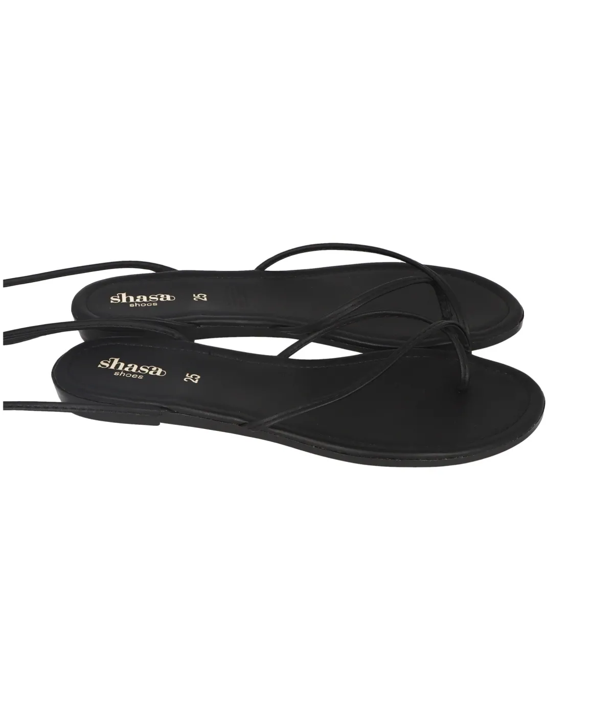 Sandalia lace up anillo dedo