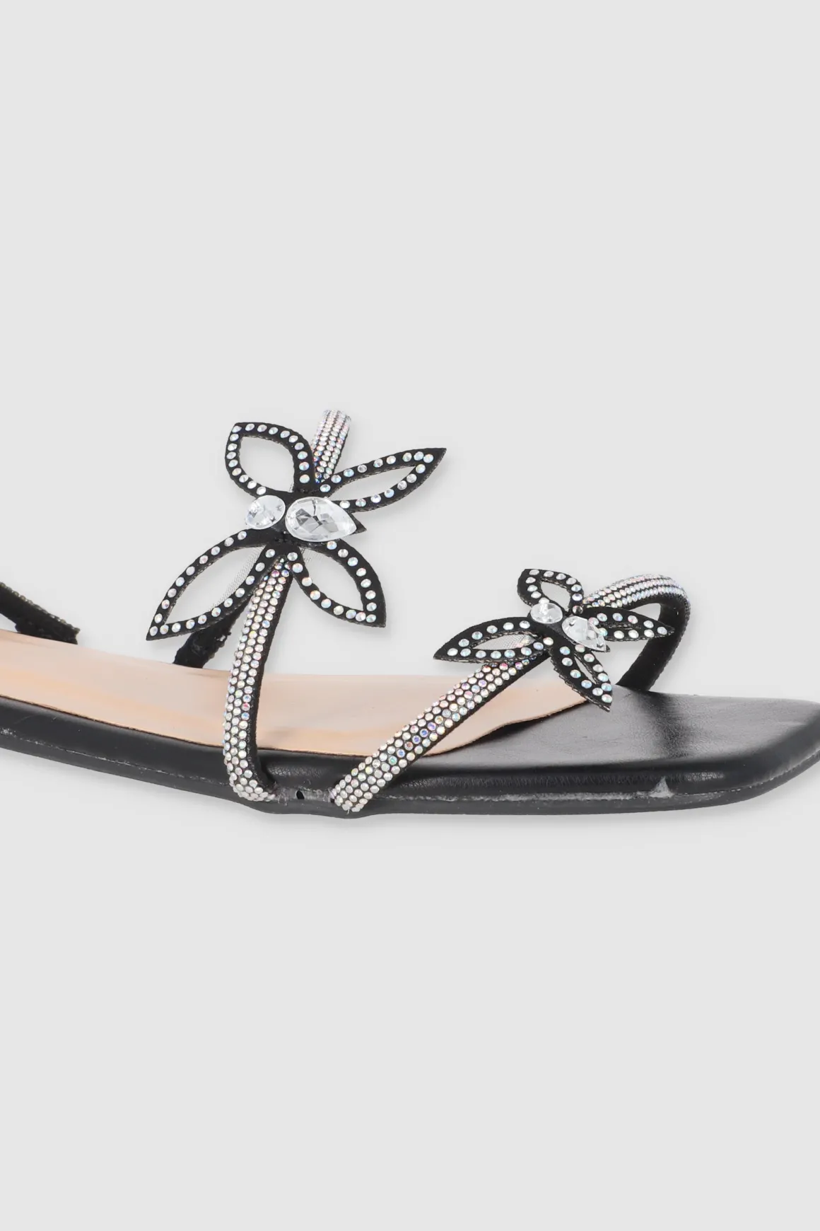 SANDALIA MARIPOSAS BRILLOS