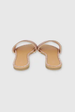 Sandalia mula brillos cerco