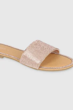 Sandalia mula brillos cerco