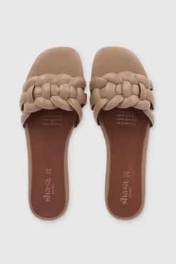 Sandalia mula pu tejido