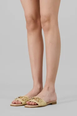 Sandalia mula yute hebilla circulos