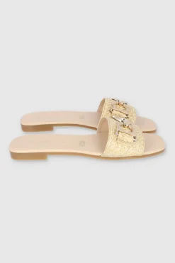 Sandalia mula yute hebilla circulos