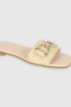 Sandalia mula yute hebilla circulos