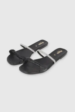 Sandalia Nudo Brillos