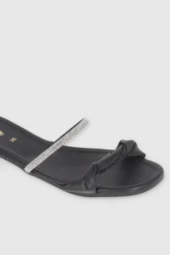 Sandalia Nudo Brillos