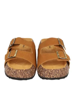 Sandalia pala cinta ancha gamuza