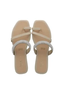 Sandalia pala doble tira anillo