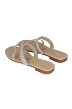 Sandalia pala doble tira anillo