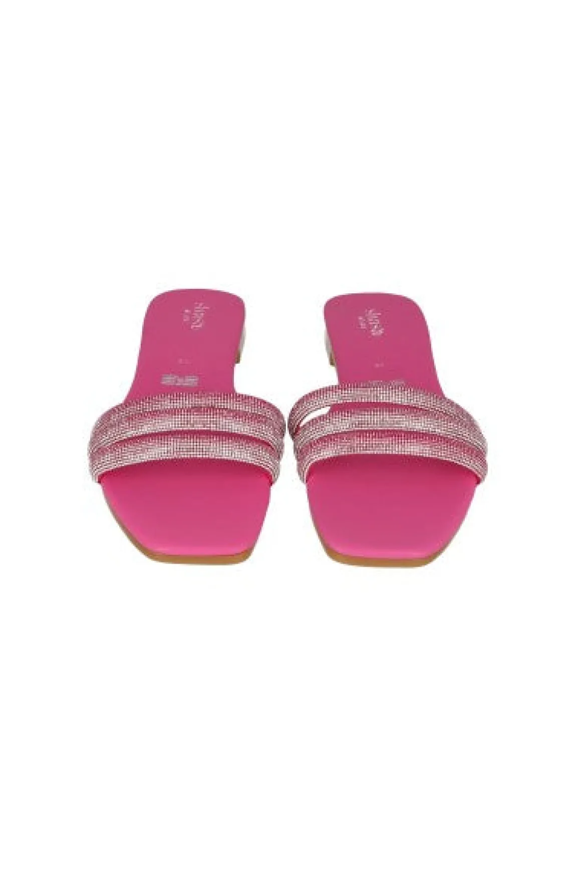 Sandalia Pala Tres Tiras Brillos