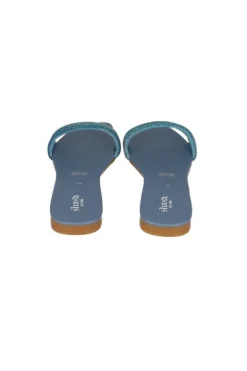 Sandalia Pala Tres Tiras Brillos