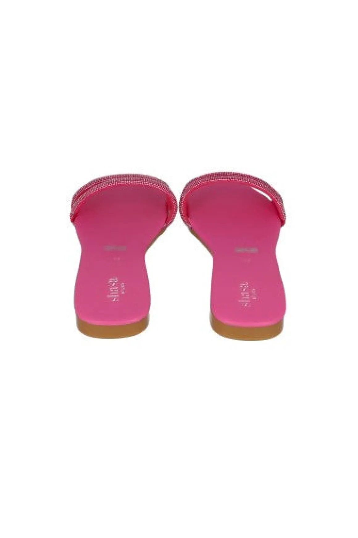 Sandalia Pala Tres Tiras Brillos