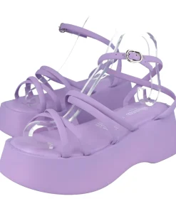 Sandalia Plataforma Multi Tiras