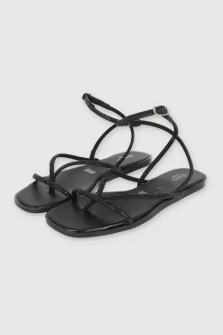 Sandalia pulsera brillos