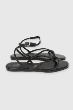 Sandalia pulsera brillos