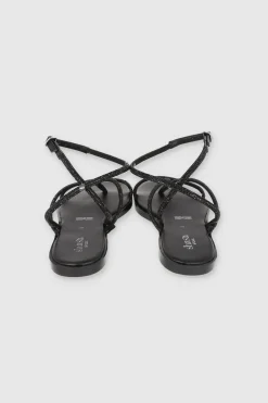 Sandalia pulsera brillos