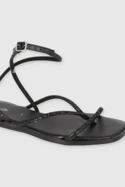 Sandalia pulsera brillos