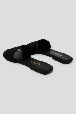 Sandalia tira ancha yute trenzado