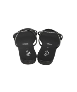 Sandalia tira aplicaciones brillos