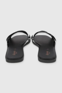 Sandalia tiras anchas entrelazadas