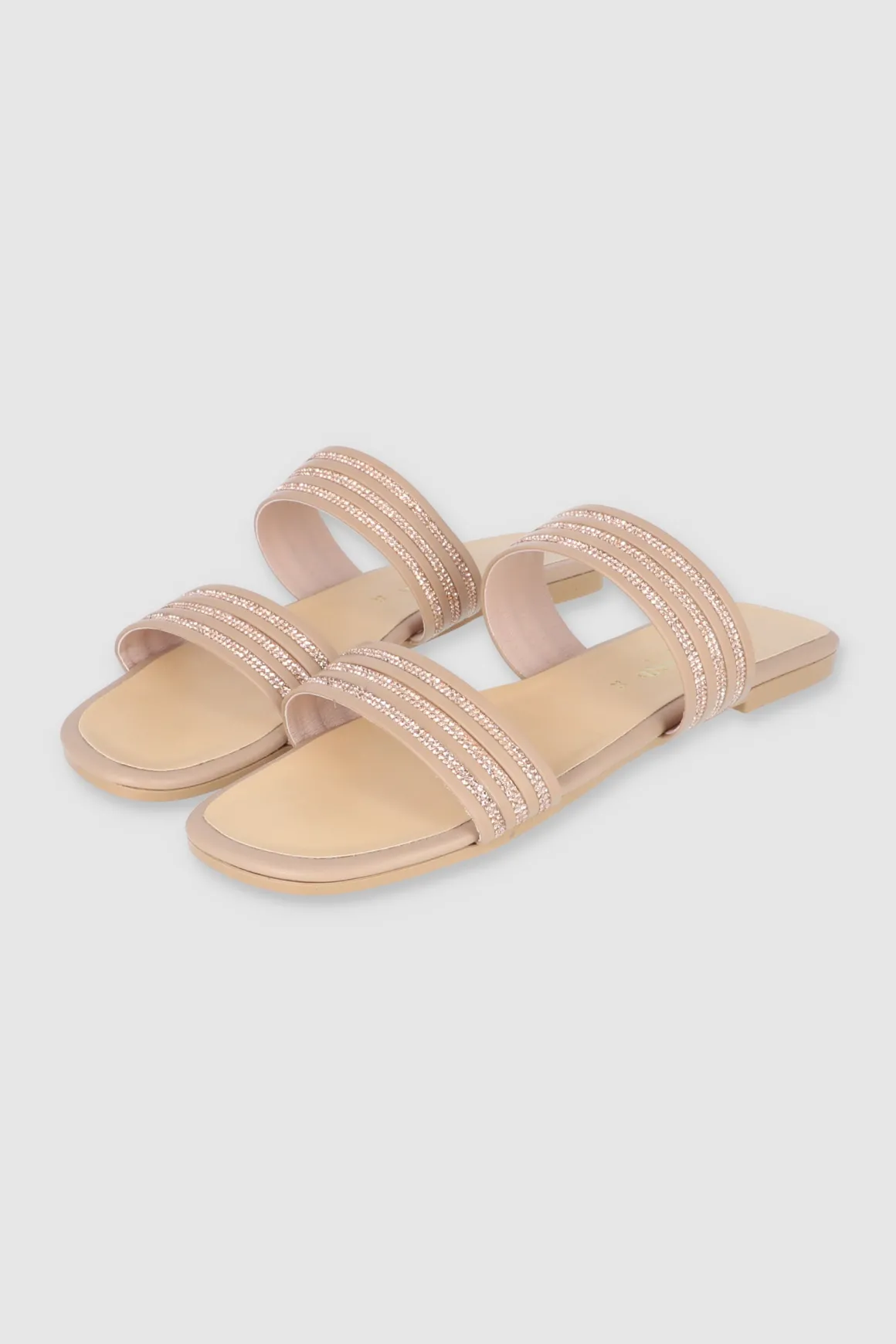 SANDALIA TIRAS BRILLOS