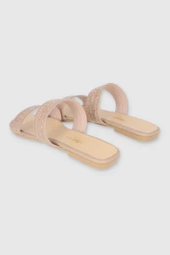 SANDALIA TIRAS BRILLOS