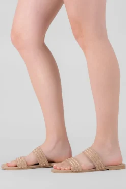 SANDALIA TIRAS BRILLOS