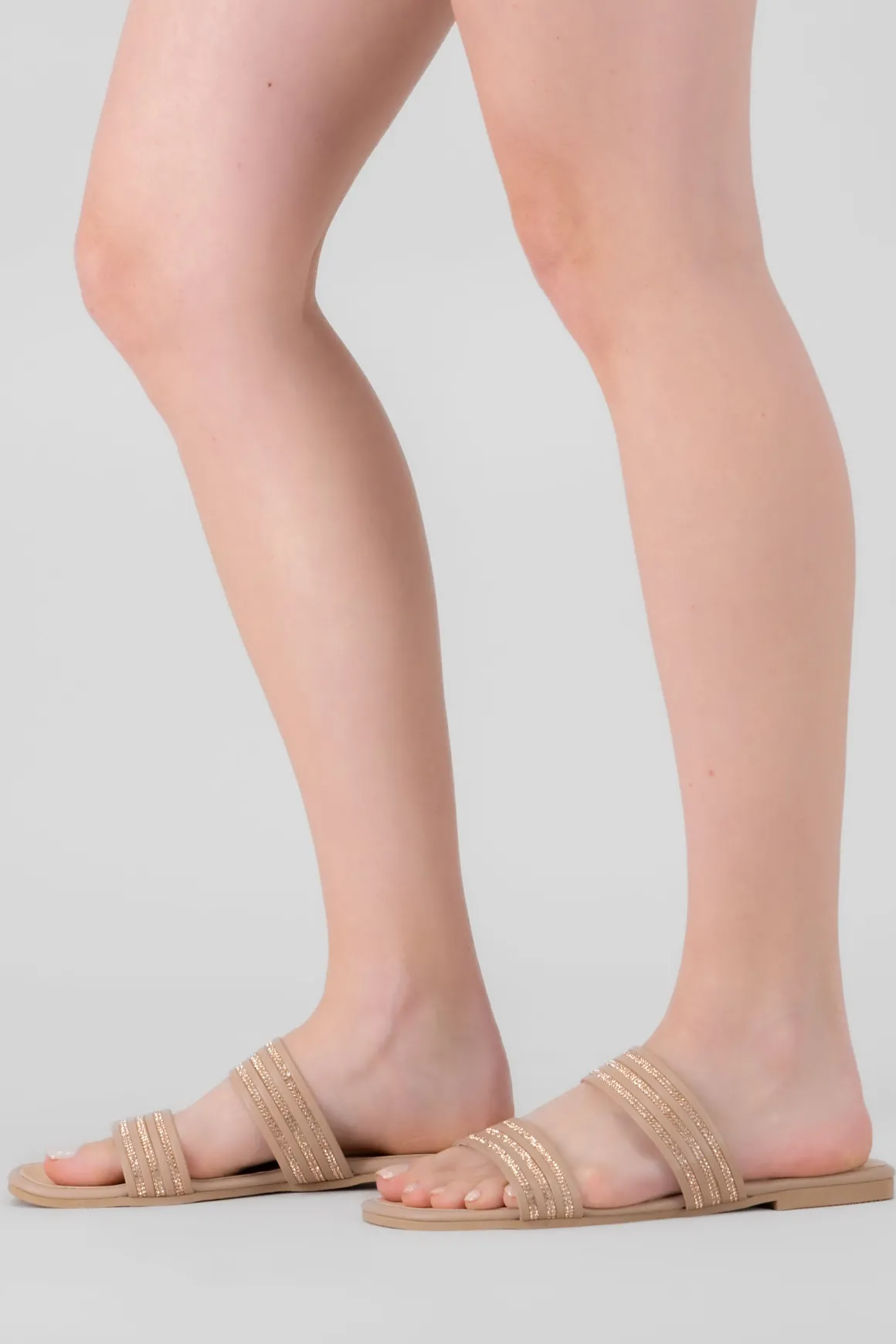 SANDALIA TIRAS BRILLOS