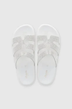 Sandalia Tiras Brillos Modernas