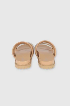 Sandalia tiras mix brillos