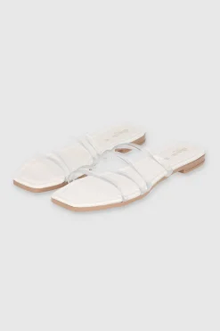 Sandalia Tiras Transparentes Pu