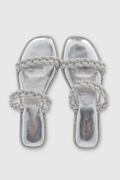 Sandalia Trenza Cerco Brillos