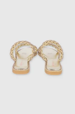 Sandalia Trenza Cerco Brillos