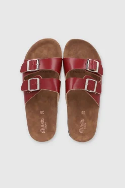 Sandalias 2 Hebillas Efecto Corcho