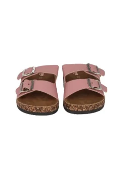 Sandalias 2 Hebillas Efecto Corcho