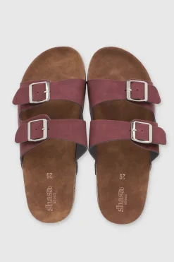 Sandalias 2 Hebillas Efecto Corcho