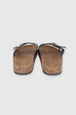 Sandalias 2 Hebillas Efecto Corcho