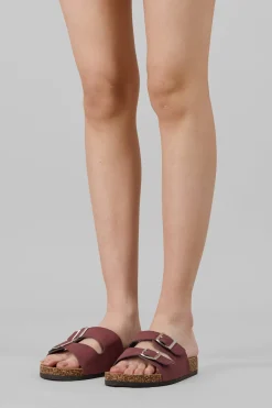 Sandalias 2 Hebillas Efecto Corcho