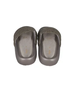 Sandalias capitonada brillos