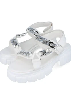 Sandalias cintas cadena