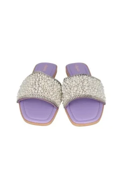 Sandalias pala aplicaciones perlas