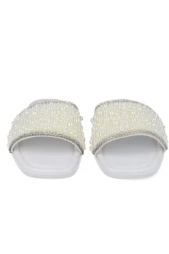 Sandalias pala aplicaciones perlas