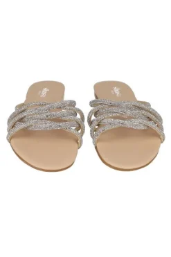 Sandalias pala aplicaciones brillos