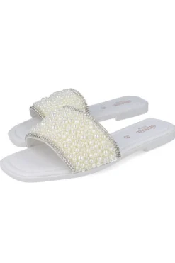 Sandalias pala aplicaciones perlas