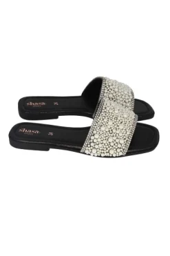 Sandalias pala aplicaciones perlas