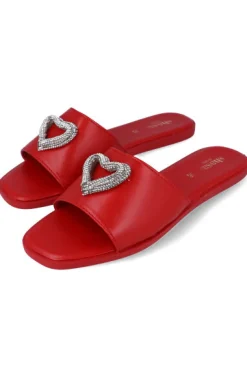 Sandalias pala broche corazón